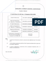 B.Tech B.Pharm II III Yr II Sem Academic Calendar PDF