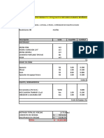 Encofrado y Concreto en Veredas y Sardineles