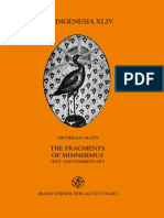 [Palingenesia 44] Mimnermus_ Allen, Archibald - The fragments of Mimnermus _ Text and commentary (1993, Franz Steiner Verlag).pdf