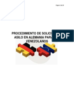 Procedimiento de Solicitud de Asilo para Venezolanos