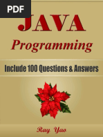 JAVA Programming, Include 100 Questions & Answers