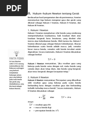 Hukum Newton Pdf