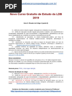 Novo Curso de Estudo da LDB 2019 - Parte 2