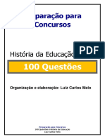 Simulado 100 Questões História Da Educação