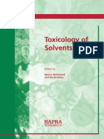 Toxicology of Solvents