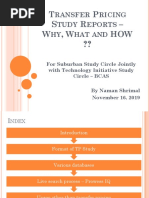 Layman Transfer Pricing Study Reports - Why, What and How - 16.11 - Bcas