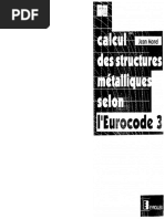 Calcul Structure Métallique MOREL Eurocode 3 PDF | PDF