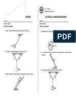 Test - Estática Condicion de Equilibrio - Física - 4to - 3 Bim