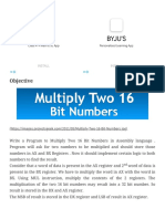 Program To Multiply Two 16 Bit Numbers ProjectsGeek
