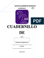 Cuadernillo de Puntuación PDF