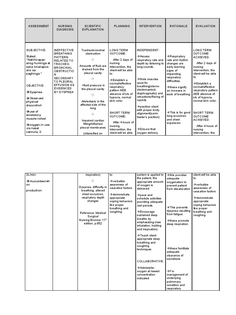 Copd Ineffective Airway Clearance Interventions Hirup A