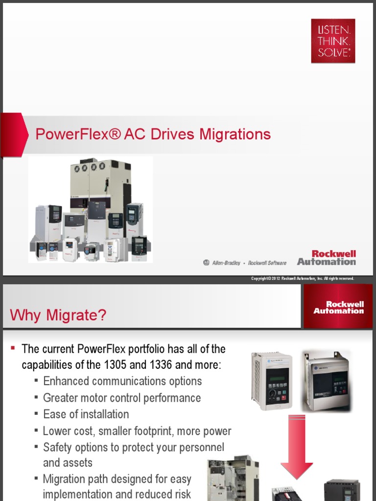 PowerFlex AC Drives Family Migration | PDF | Automation | Alternating ...