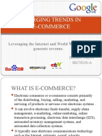 Emerging E-Commerce Trends