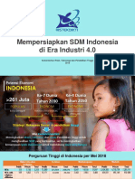 Kemenristekdikti Mempersiapkan SDM Indonesia Di Era Industri 4.0