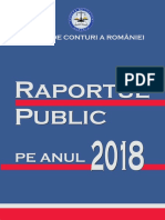 Raport al Curtii de Conturi - 2018