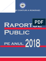 Raport Al Curtii de Conturi - 2018