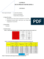 Format Laporan Filtrasi