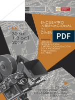 Programa Cinemateca Cusco