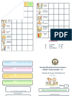 Modelo Tarjeta de Calificaciones - Nivel Preprimario