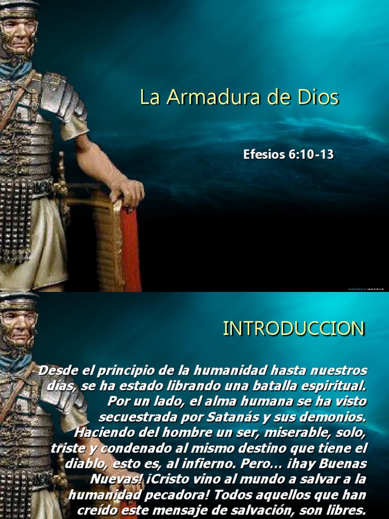 La Armadura de Dios en la Batalla Espiritual | PDF
