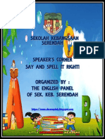 SK Serendah Speaker's Corner Event
