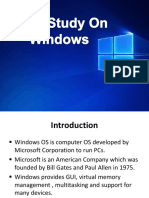Case Study On Windows