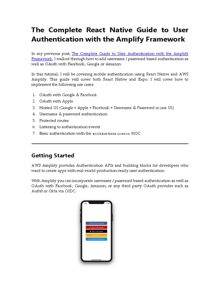 The Complete React Native Guide | PDF | User (Computing) | Command Line ...