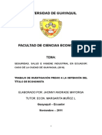 Seguridad industrial en Guayaquil