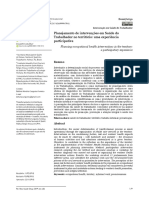 Planejamento Das Intervenções em Saúde Do Trabalhador No Território