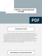 Liquid Air Muffler Filter