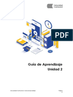 GUÍA DE APRENDIZAJE UNIDAD 2 - Inglés Profesional II PDF