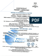 Certificate conformitate CONSAL TRADE