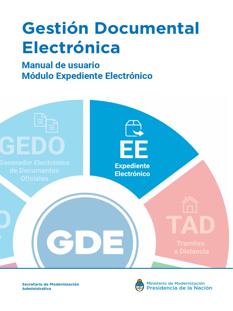 Manual de Usuario: Expediente Electrónico GDE | PDF | Usuario ...