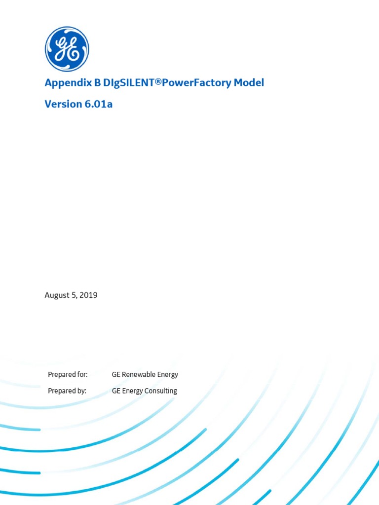 Appendix PowerFactory Model - V601a | PDF | Ac Power | Transformer