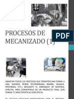 Procesos de Mecanizado. Tema 1. Introducción
