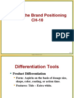 Crafting and Positioning of Marketing