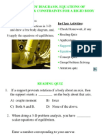 Lecture 12 Equiliburiumof Rigidbodies