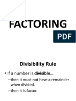 Factoring Intro