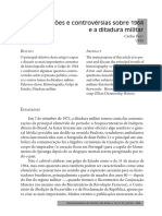 texto 6 carlos fico Carlos. Versões e controvérsias sobre 1964e a ditadura Militar. Revista Brasileira de História. São Paulo. 2004. Vol.24. nº47. P 29-60..pdf