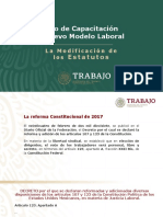 Foro de capacitación sobre el nuevo modelo laboral (Modificación de estatutos)