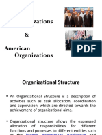Japanese Organizations & American Organizations