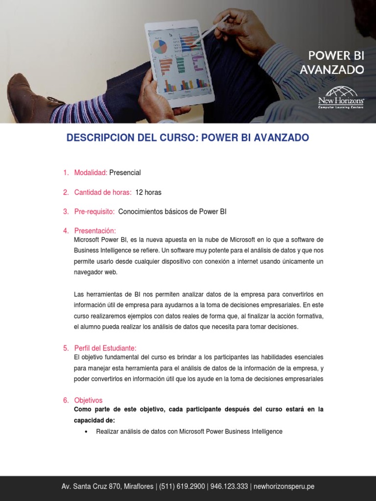 Curso Presencial de Power BI Avanzado | PDF | Computación en la nube ...