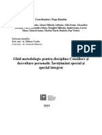 Ghid Metodologic Pentru Disciplina Cons Și Dezv Pers PDF