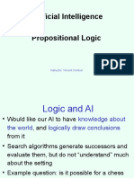 Artificial Intelligence Propositional Logic