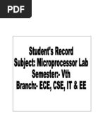 Microprocessor 8085 Manual