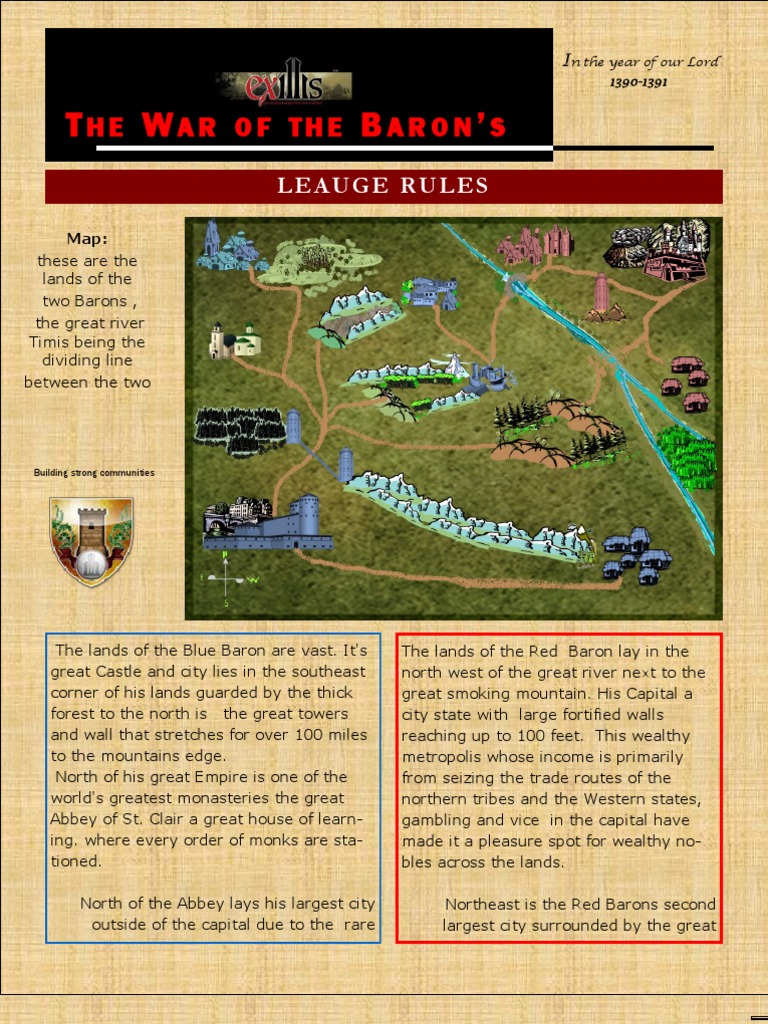 The War of the Barons: Campaign Guide | PDF | Battles | Abbey