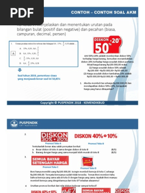 Contoh Soal Akm