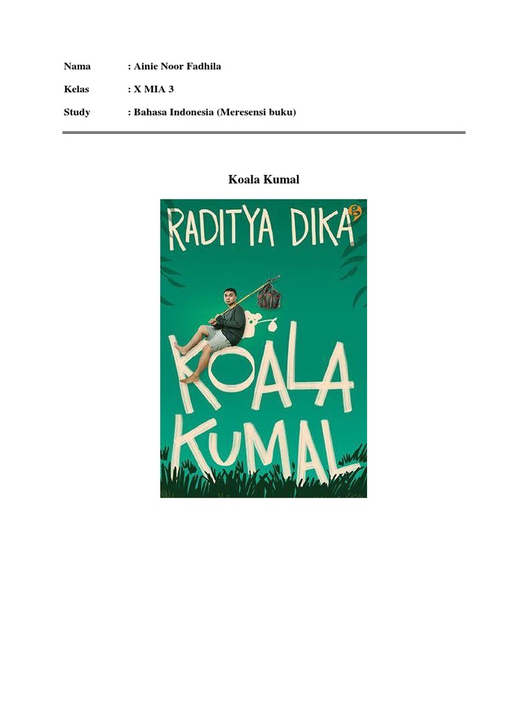 Contoh Resensi Buku Non Fiksi Umum Koala Kumal Pdf