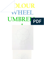 Colour Wheel Umbrella