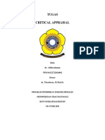 Tugas Critical Appraisal - DR - Afifurrahman